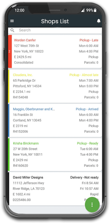 last-mile delivery software phone app by cxt software