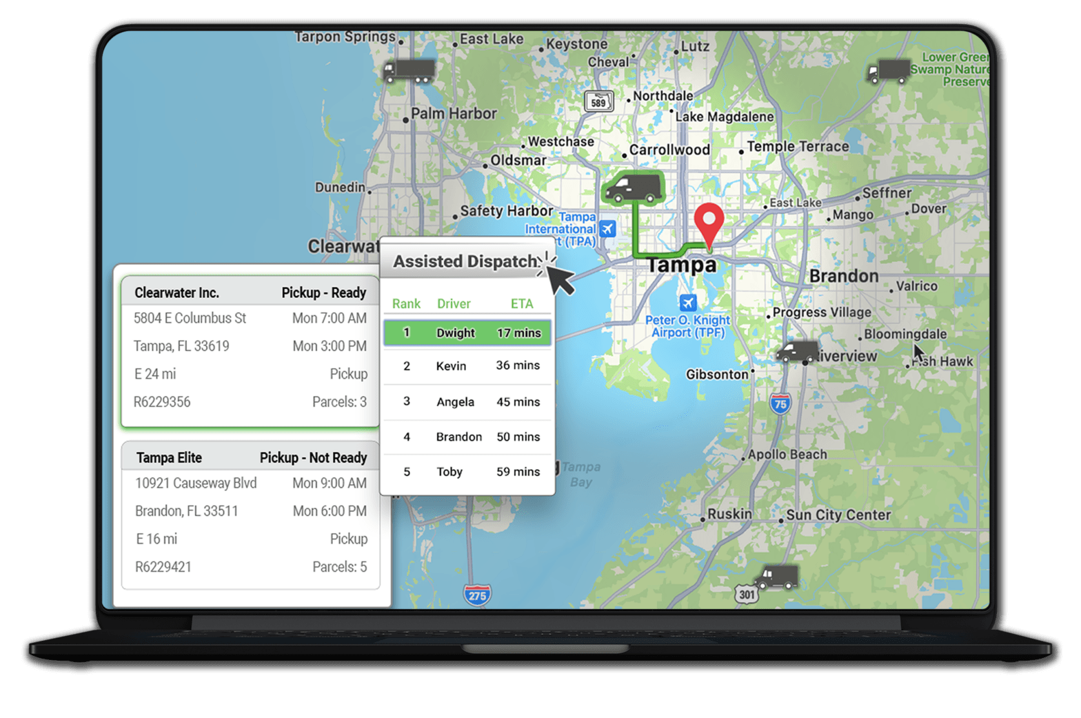 CXT Software Operations App - Assisted Dispatch