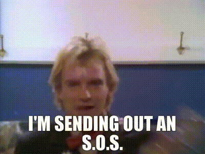 release notes GIF - sending out an SOS