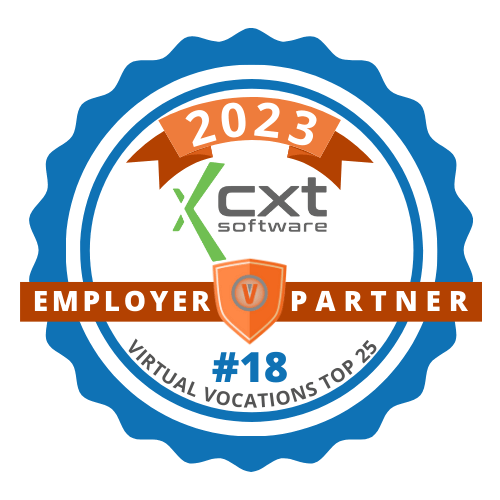 CXT Software - Virtual Vocations - Top Employer award