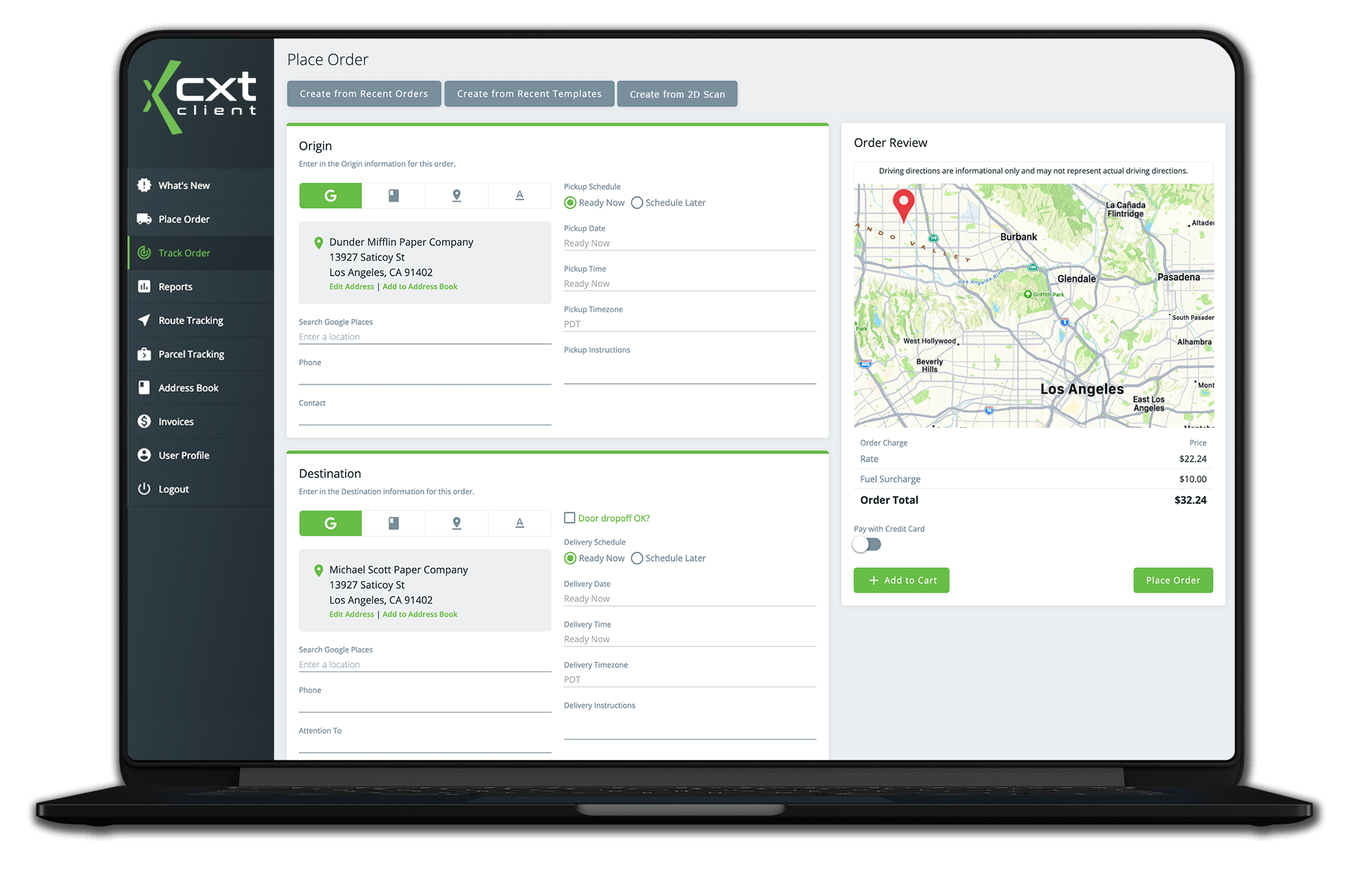 CXT Software Client Portal