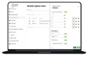 CXT Software Operations App background GPS settings