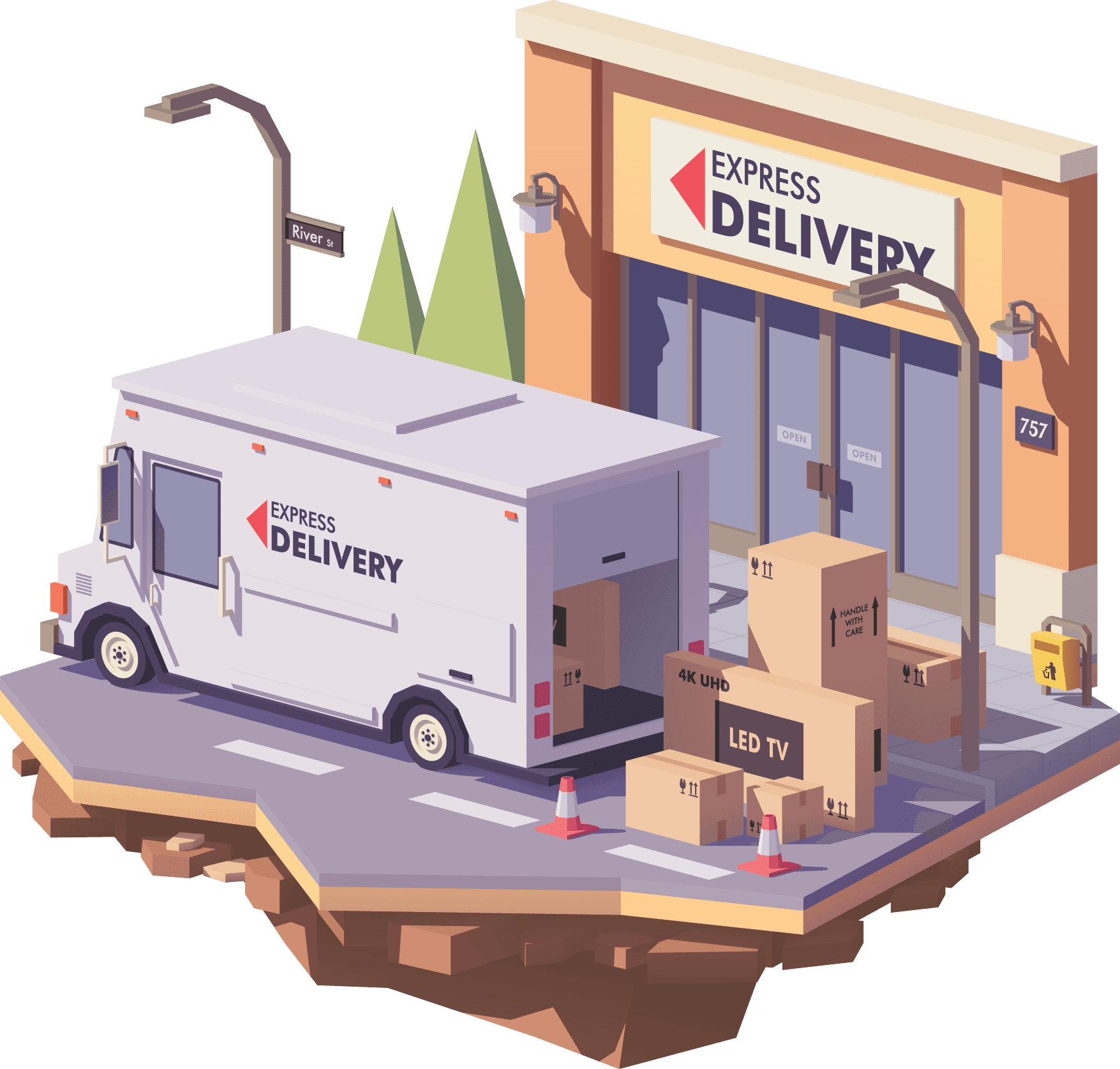 delivery vehicle