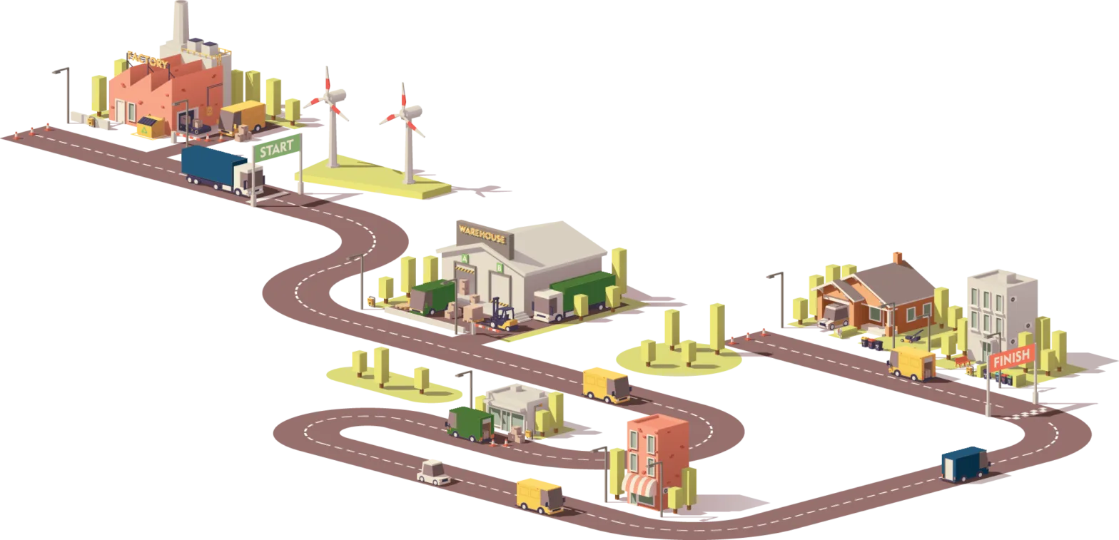 carrier shipper delivery trucks and vans