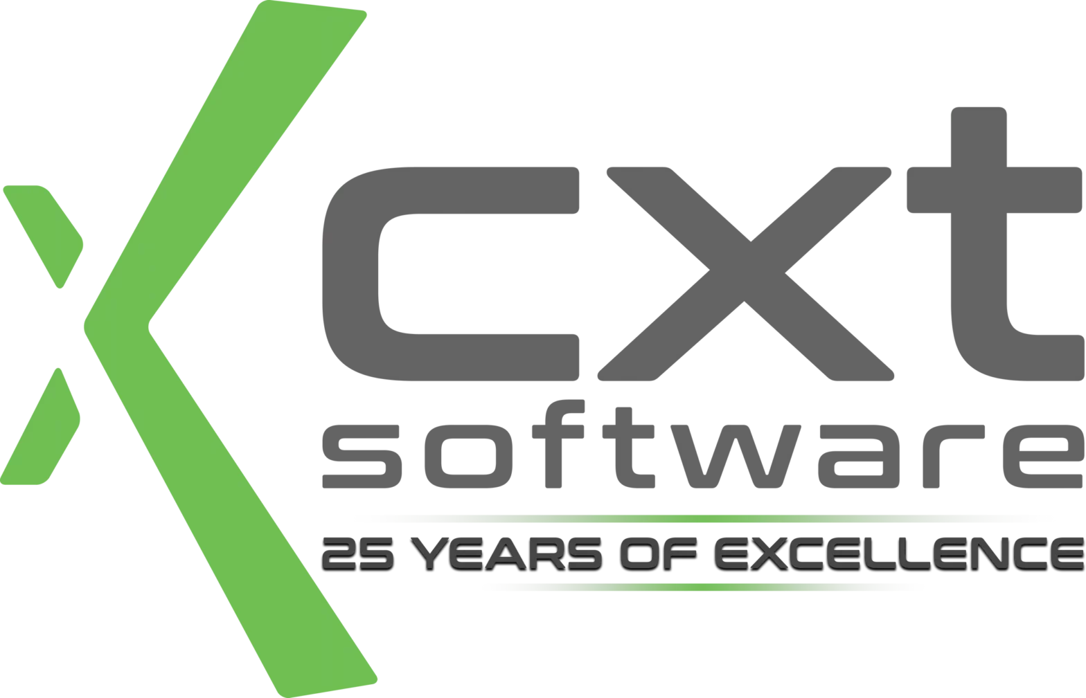 CXT Software 25th anniversary logo