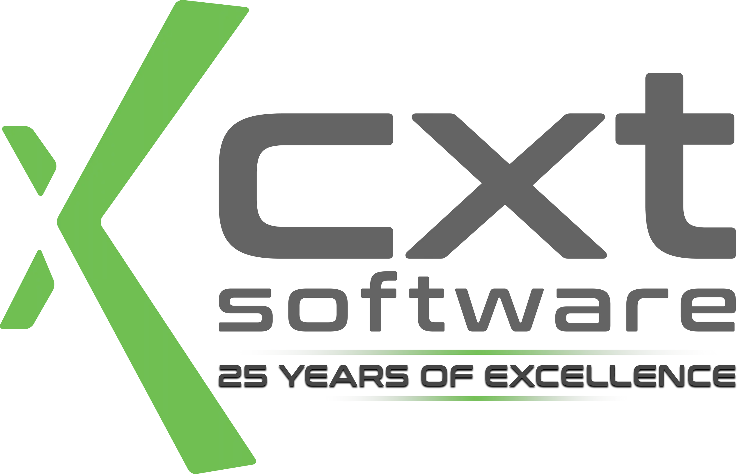 CXT Software 25th anniversary logo