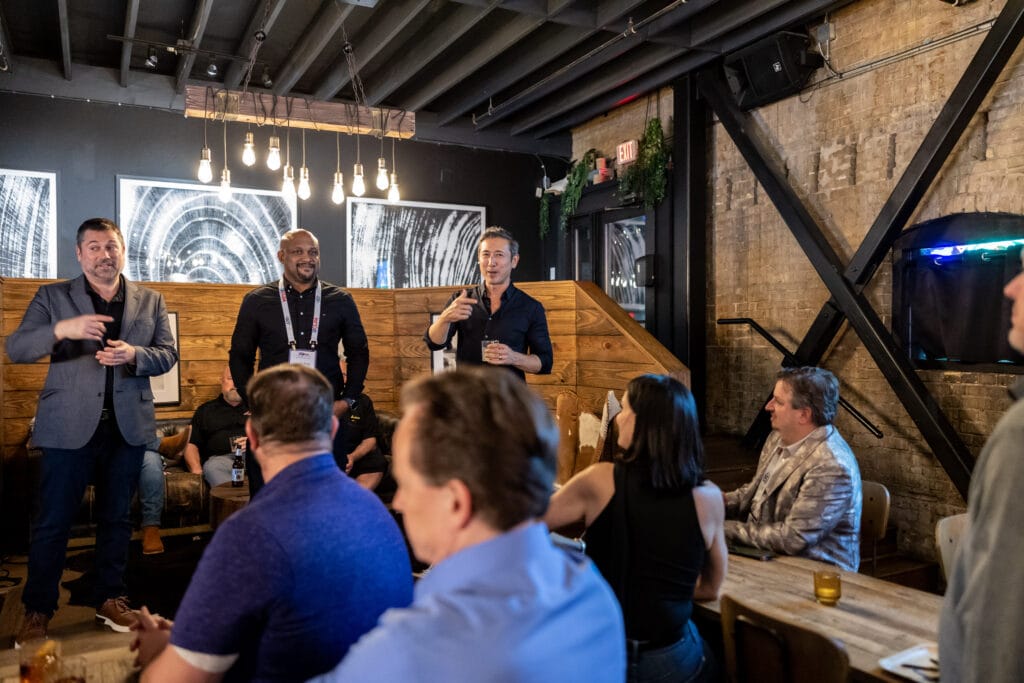 A welcome to our private event