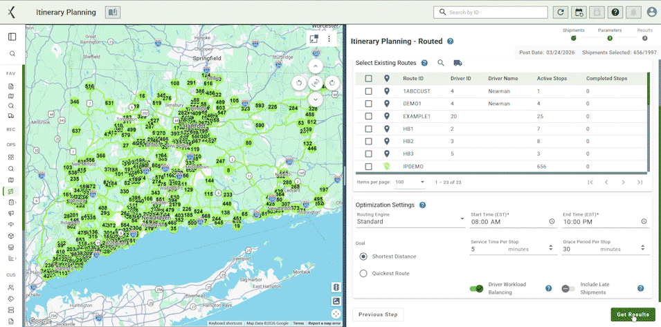 intelligent route optimization