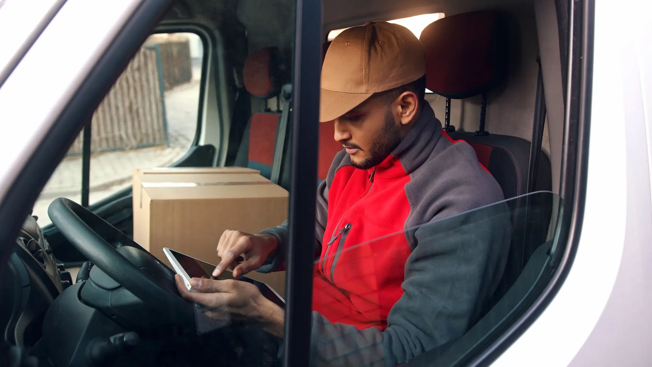 technology features for courier drivers