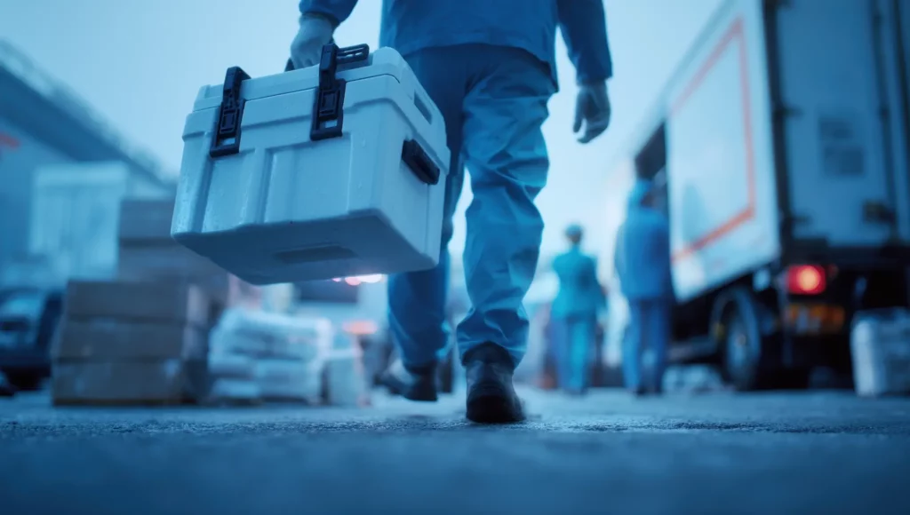 pharmacy courier lab courier cold chain courier